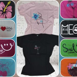 REMERA DAMA ESTAMPADA