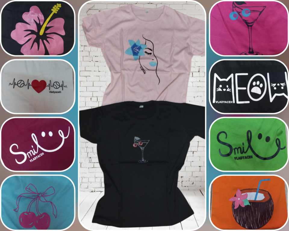 REMERA DAMA ESTAMPADA