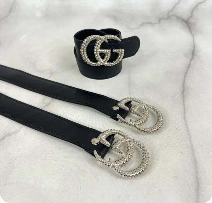 CINTO LISO MODERNO NEGRO